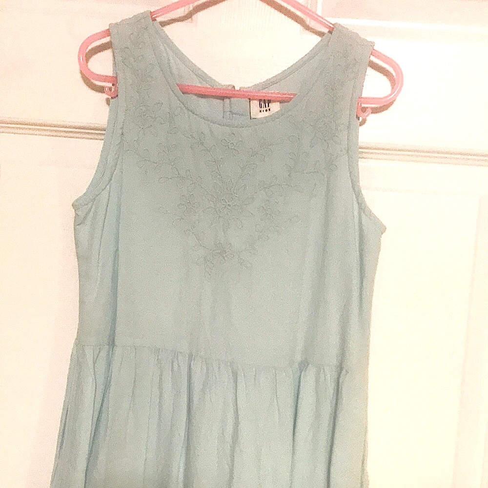 Girls Size M(8) GAP Maxi Dress in Pale Turquoise